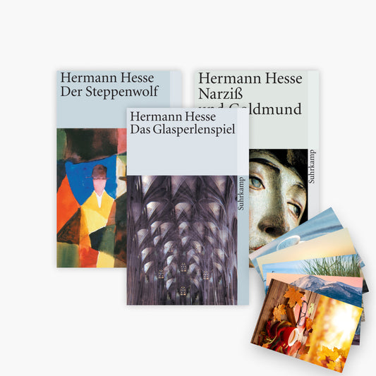Das Hermann Hesse Klassiker Set: 3 Bücher + 1 exklusives Postkartenset