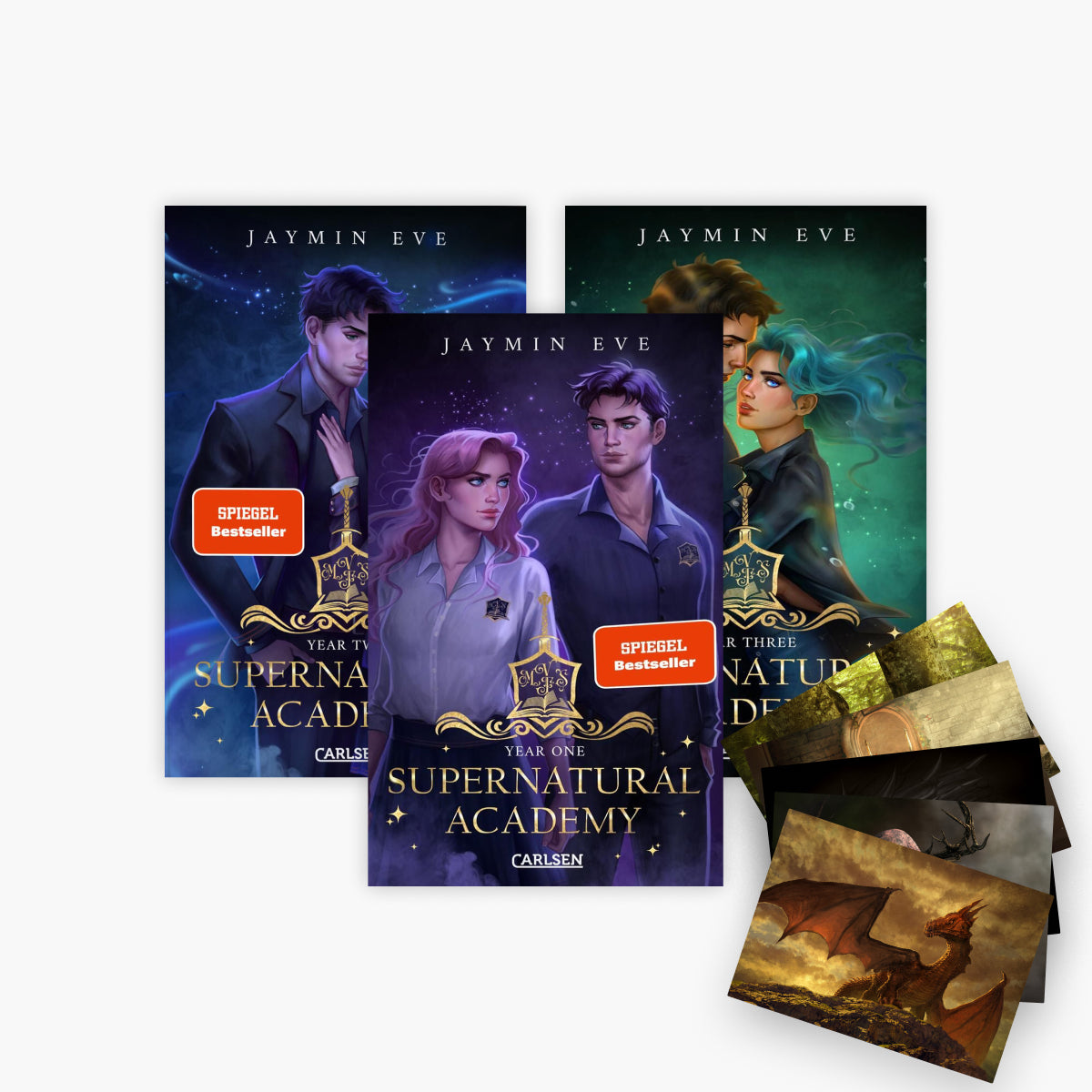 Supernatural Academy - Reihe Band 1-3 plus 1 exklusives Postkartenset