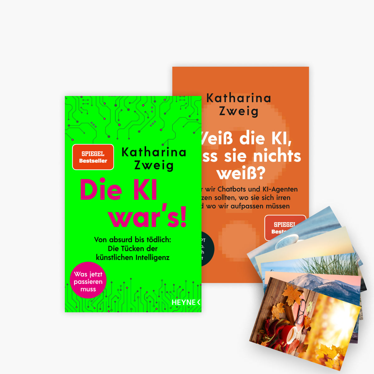 Die KI war's! + Weiß die KI, dass sie nichts weiß? plus 1exklusives Postkartenset