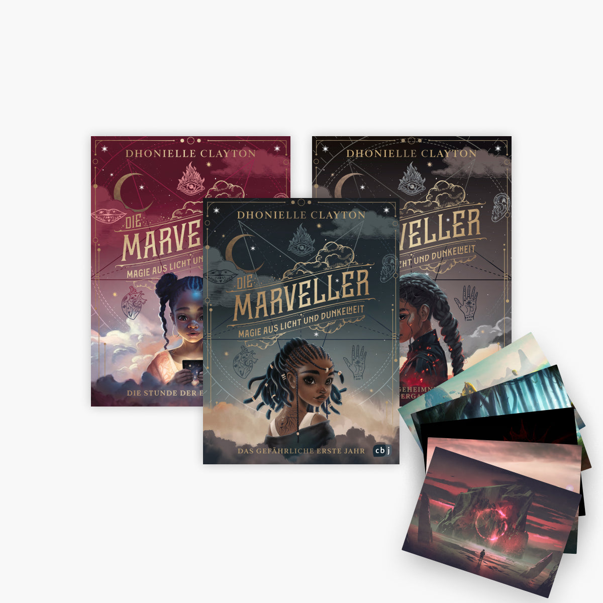Die Marveller Reihe Band 1-3 plus 1 exclusives Postkartenset