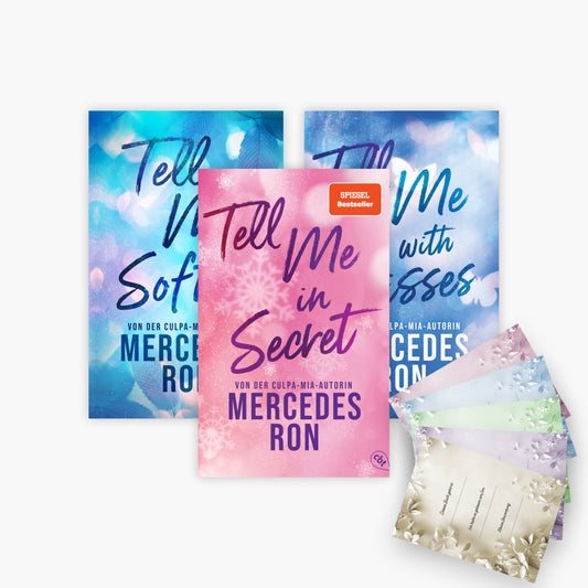 Die Tell Me-Reihe Band 1-3 plus 1 exklusives Postkartenset