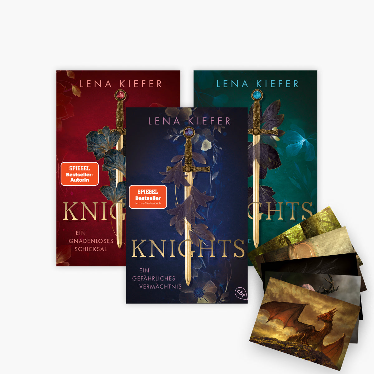 Die Knights-Reihe Band 1-3 plus 1 exklusives Postkartenset