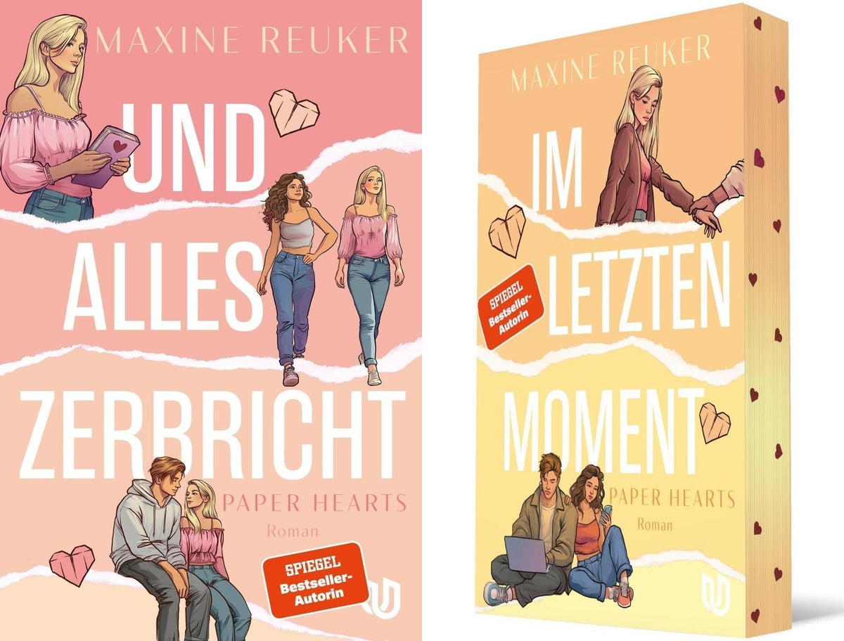 Paper Hearts Band 1+2 plus 1 exklusives Stickerset