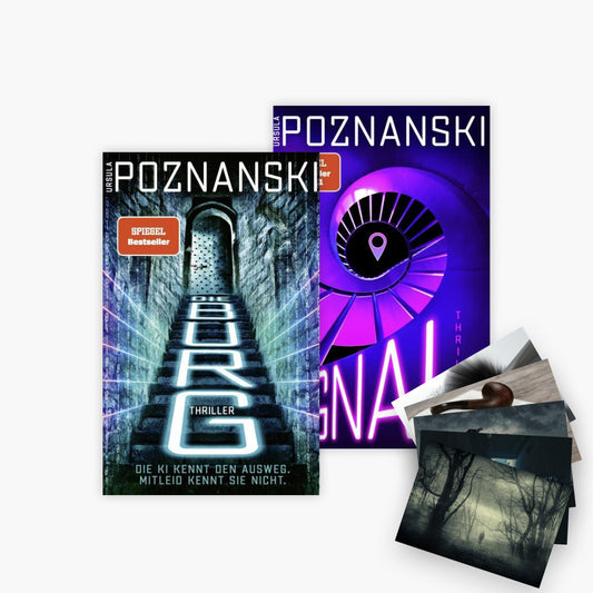 Das Ursula Poznanski Thriller-Set: Die Burg + Das Signal + 1 exklusivem Postkartenset