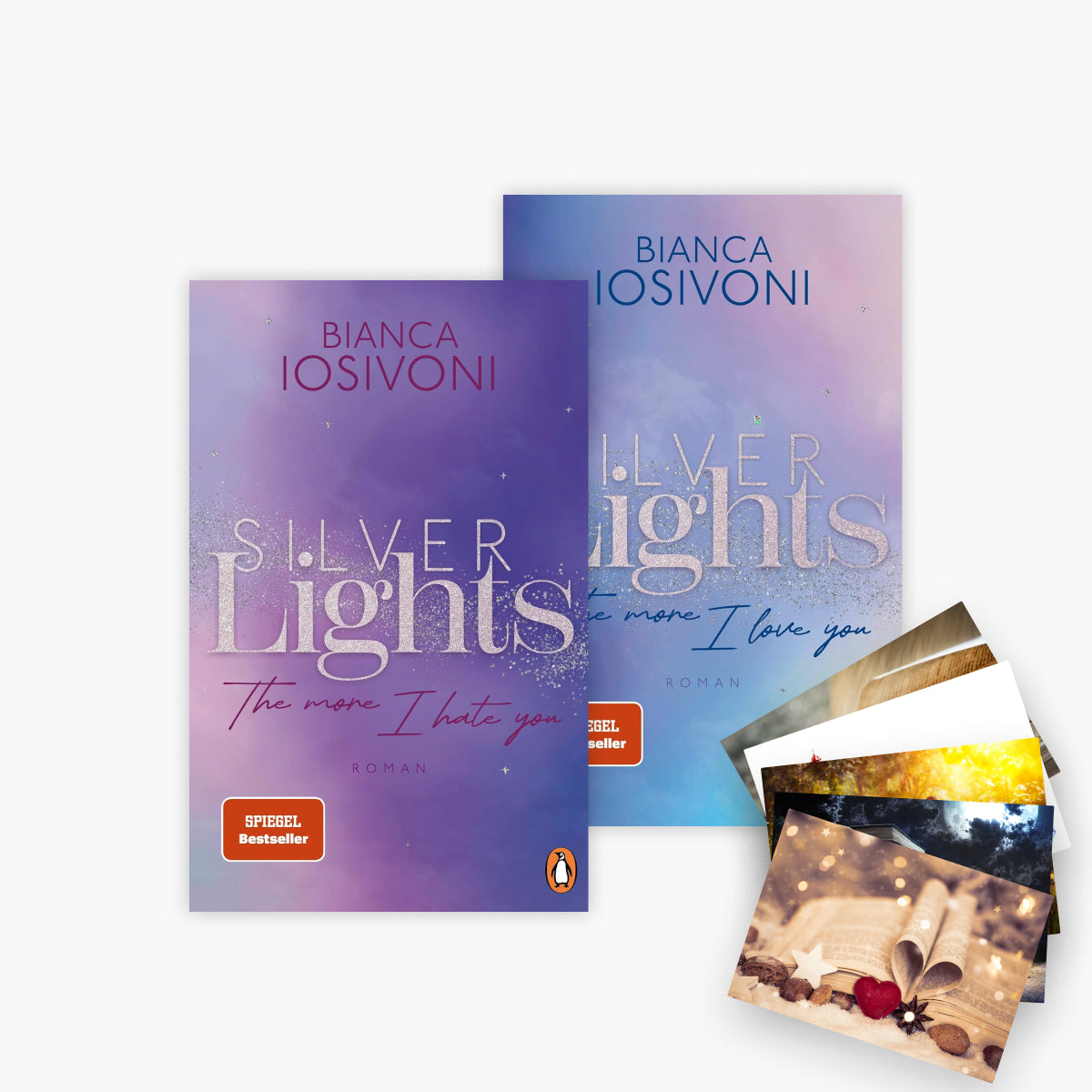 Die Silver Lights-Reihe Band 1+2 plus 1 exklusives Postkartenset