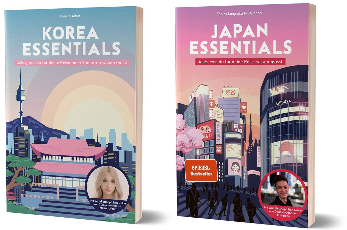Korea Essentials + Japan Essentials – Insider-Reiseführer für Seoul und Tokyo plus 1 exklusives Stickerset