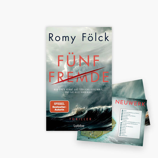 Der neue Thriller von Romy Fölck: Fünf Fremde + 1 exklusive Postkarte