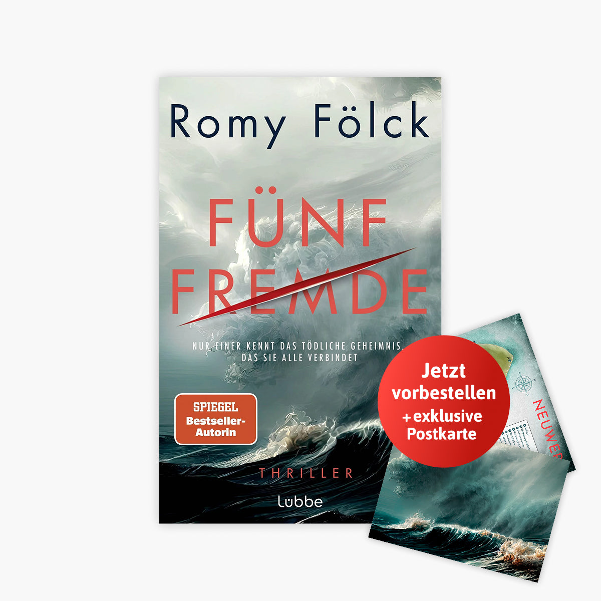 Der neue Thriller von Romy Fölck: Fünf Fremde + 1 exklusive Postkarte