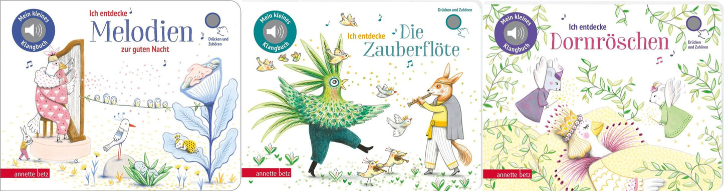 Mein kleines Klangbuch-Set: 3 Bücher + 1 exklusives Postkartenset