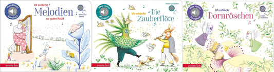 Mein kleines Klangbuch-Set: 3 Bücher + 1 exklusives Postkartenset