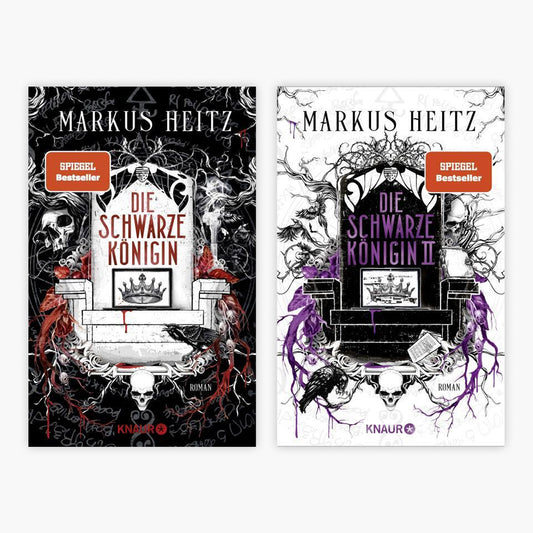 Die Schwarze Königin Band 1+2 plus 1 exklusives Postkartenset