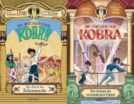 Im Zeichen der Kobra Band 1+2 plus 1 exklusives Postkartenset