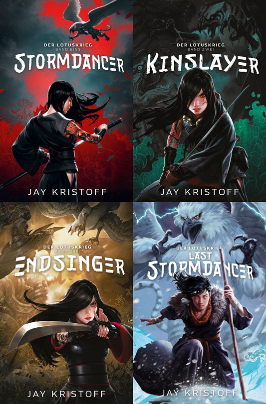 Der Lotuskrieg - Trilogie + Vorgeschichte: Last Stormdancer + 1 exklusives Postkartenset