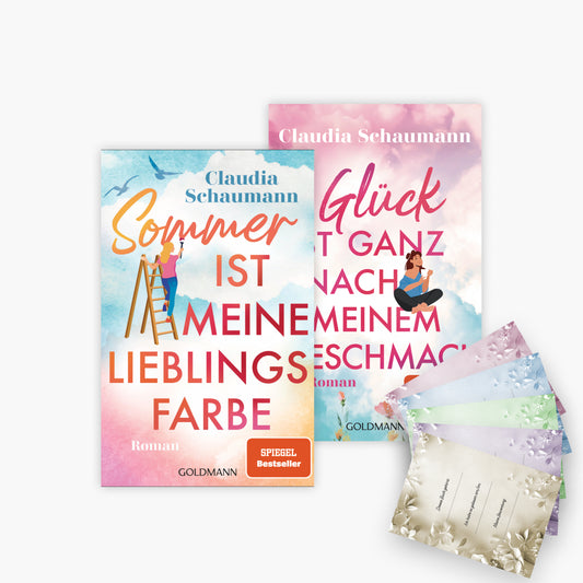 Sommer ist meine Lieblingsfarbe + Glück ist ganz nach meinem Geschmack + 1 exklusives Postkartenset