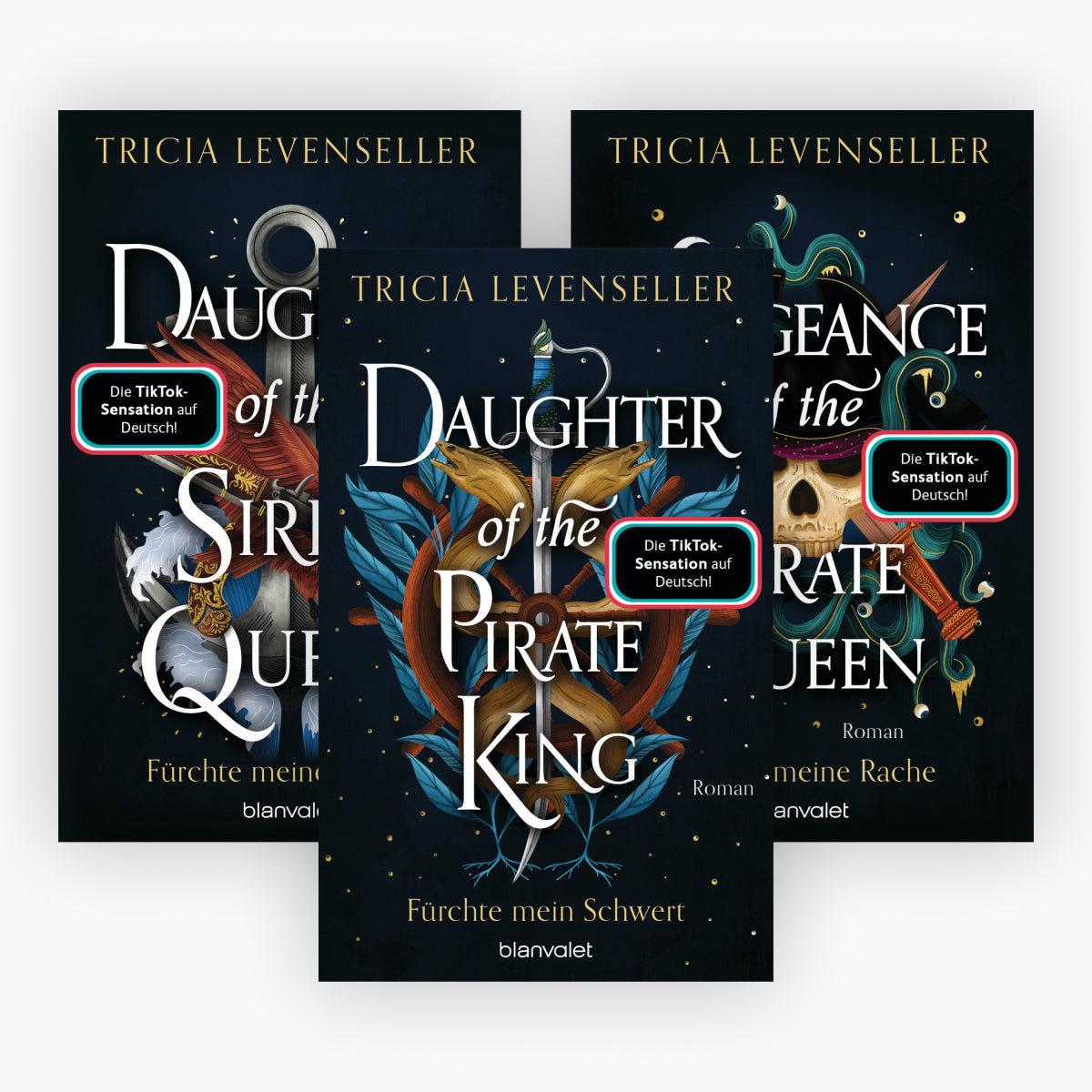 Die Pirate-Queen-Saga Band 1-3 plus 1 exklusives Postkartenset