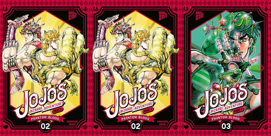 Die Phantom Blood-Reihe Band 1-3 plus 1 exklusives Stickerset