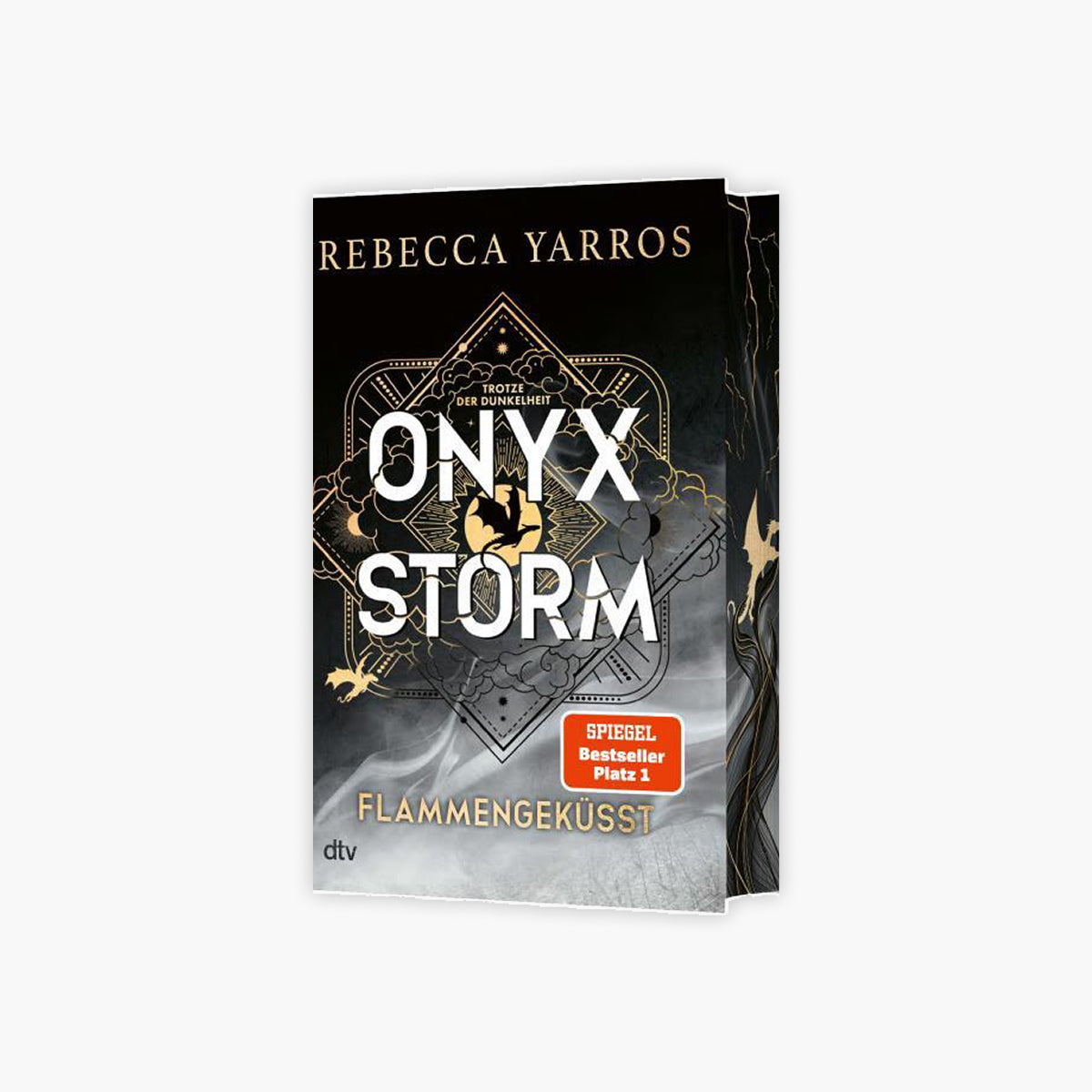 Flammengeküsst Band 3: Onyx Storm Deluxe-Ausgabe + 1 exklusives Postkartenset