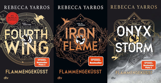 Die Flammengeküsst-Reihe Band 1-3 plus 1 exklusives Postkartenset