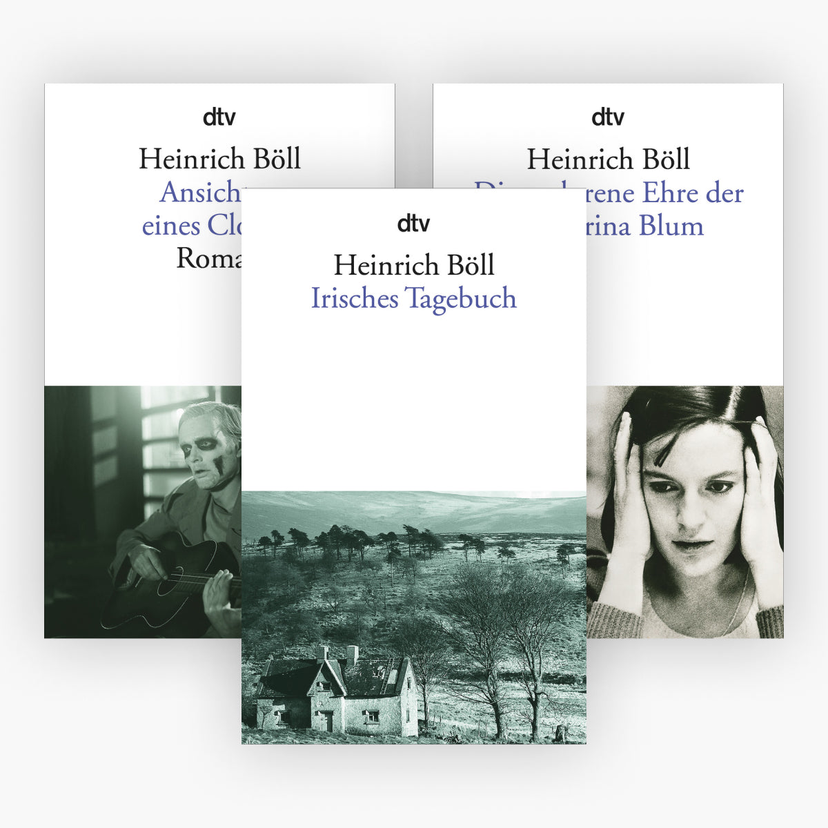 3 Klassiker von Heinrich Böll im Set + 1 exklusives Postkartenset