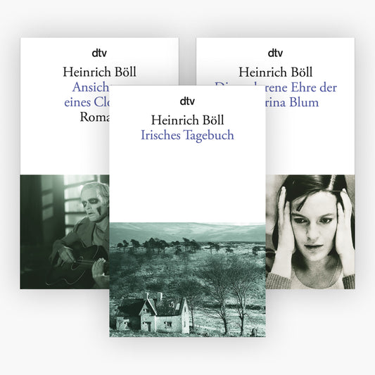 3 Klassiker von Heinrich Böll im Set + 1 exklusives Postkartenset