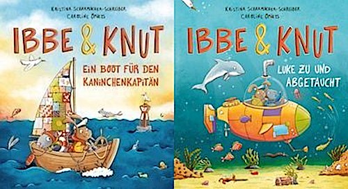 Das Ibbe + Knut Nordsee-Abenteuer-Set: 2 Bücher + 1 exklusives Postkartenset