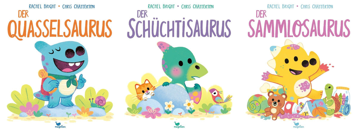 Die Kleine Saurier-Reihe 3 Bücher + 1 exklusives Postkartenset