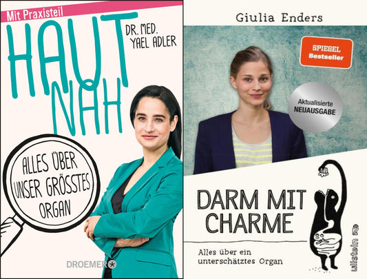 Haut nah + Darm mit Charme im Set + 1 exklusives Postkartenset
