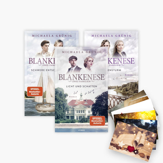 Die Blankenese-Reihe Band 1-3 plus 1 exklusives Postkartenset