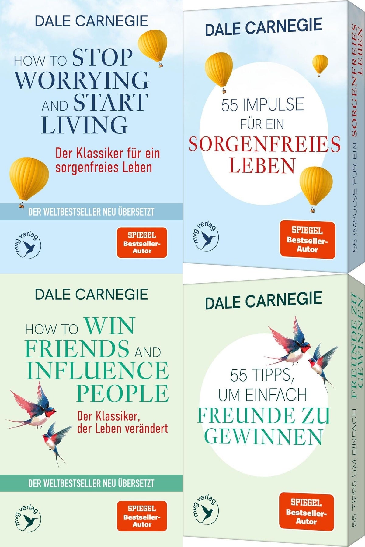 Das große Dale Carnegie-Set plus 1 exklusives Stickerset