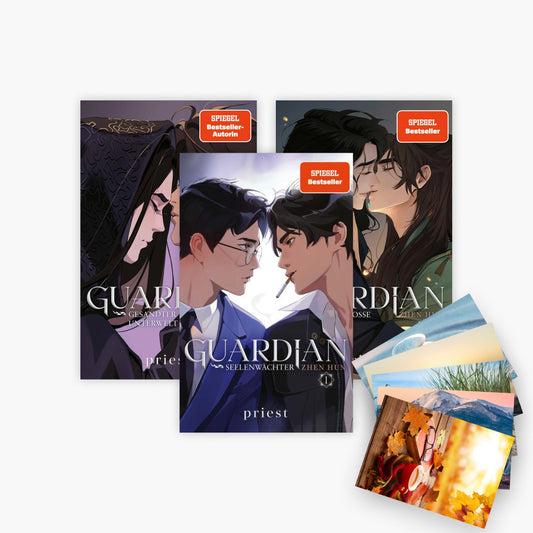 Die Zhen Hun-Guardian-Reihe Band 1-3 plus 1 exklusives Postkartenset