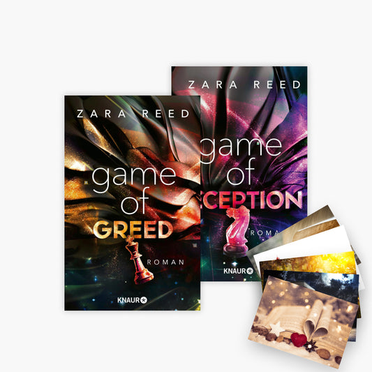 Die Dark Games-Reihe Band 1+2 plus 1 exklusives Postkartenset