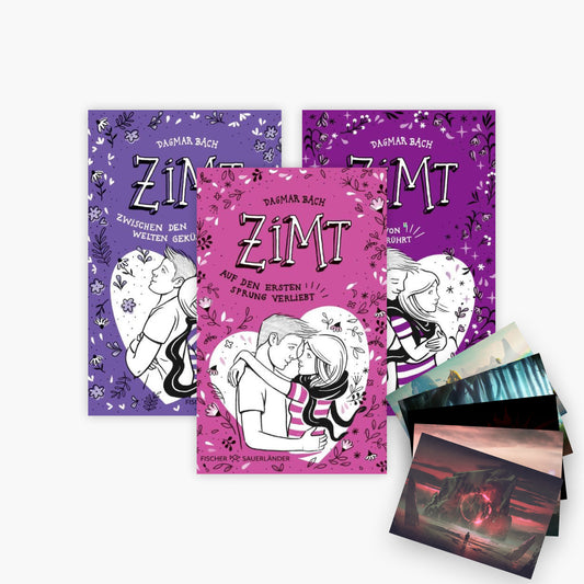 Die Zimt-Reihe Staffel II Band 1-3 plus 1 exklusives Postkartenset