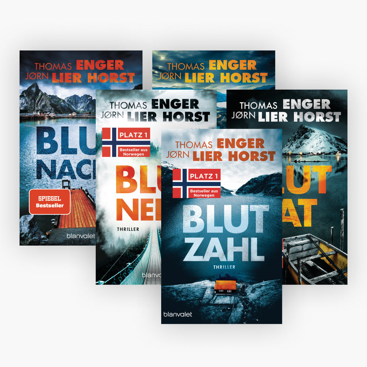 Die Alexander Blix und Emma Ramm-Reihe Band 1-5 plus 1 exklusives Postkartenset
