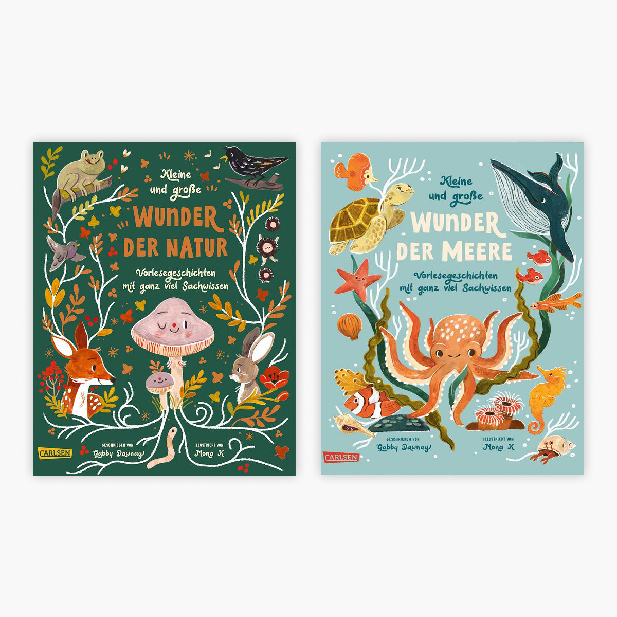 Kleine und große Wunder der Natur / ...der Meere + 1 exklusives Postkartenset