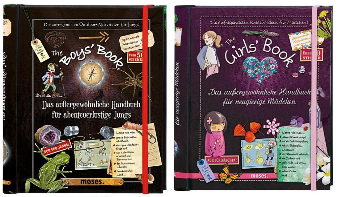 The Boys' Book + The Girls' Book + 1 exklusives Postkartenset