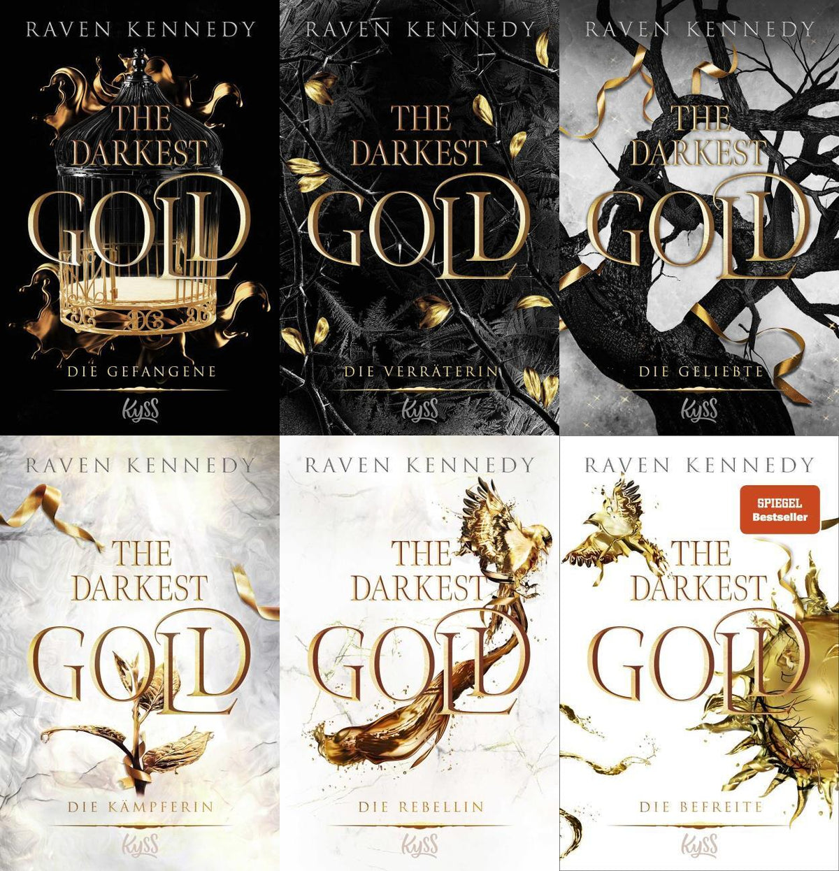 The Darkest Gold Band 1-6 plus 1 exklusives Postkartenset