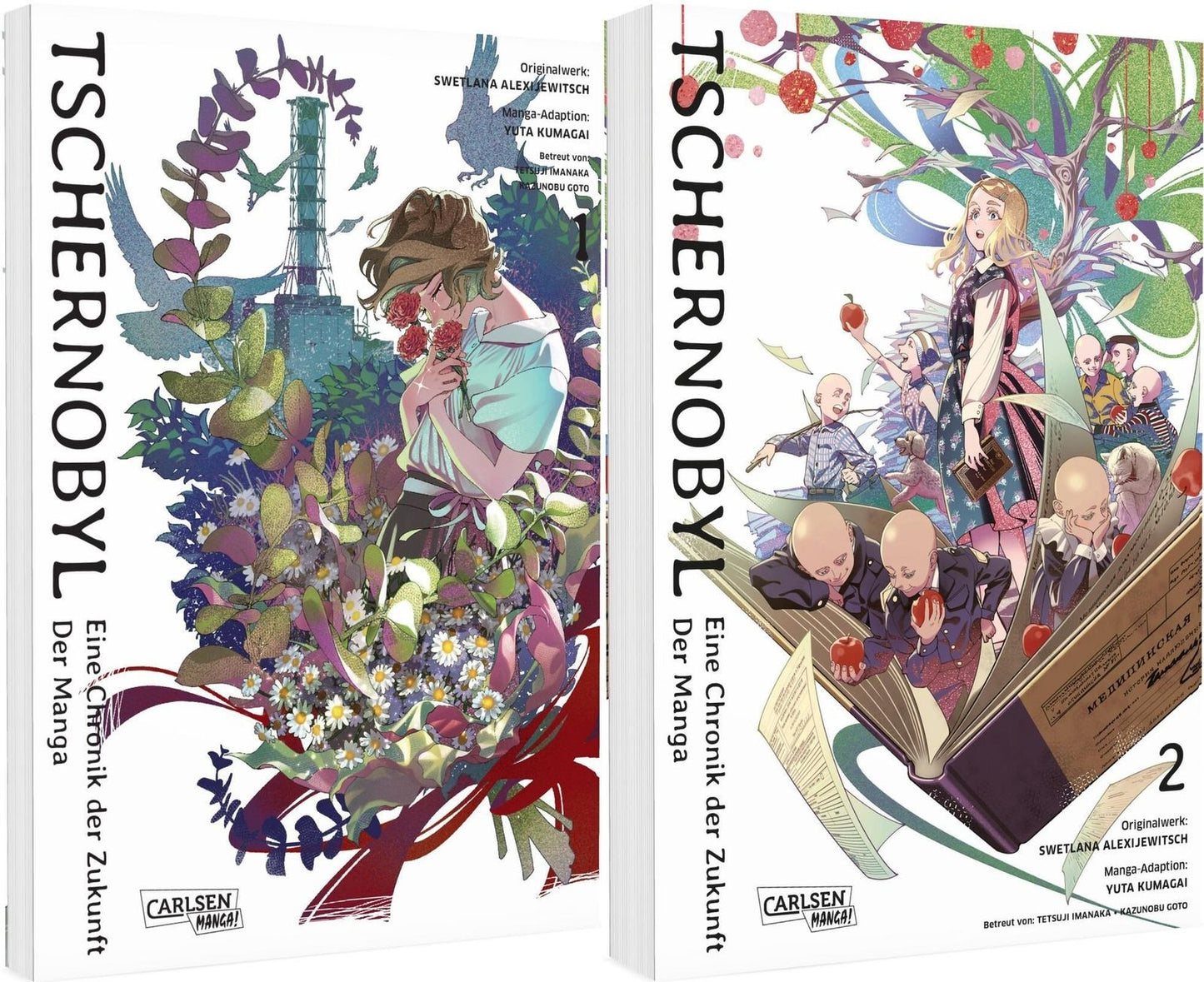 Tschernobyl - Eine Chronik der Zukunft: Der Manga Band 1+2 plus 1 exklusives Stickerset