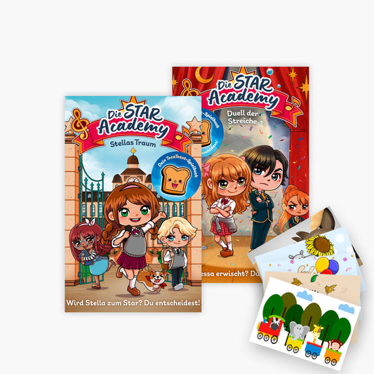 Die Star Academy 2 Bände + 1 exklusives Postkartenset