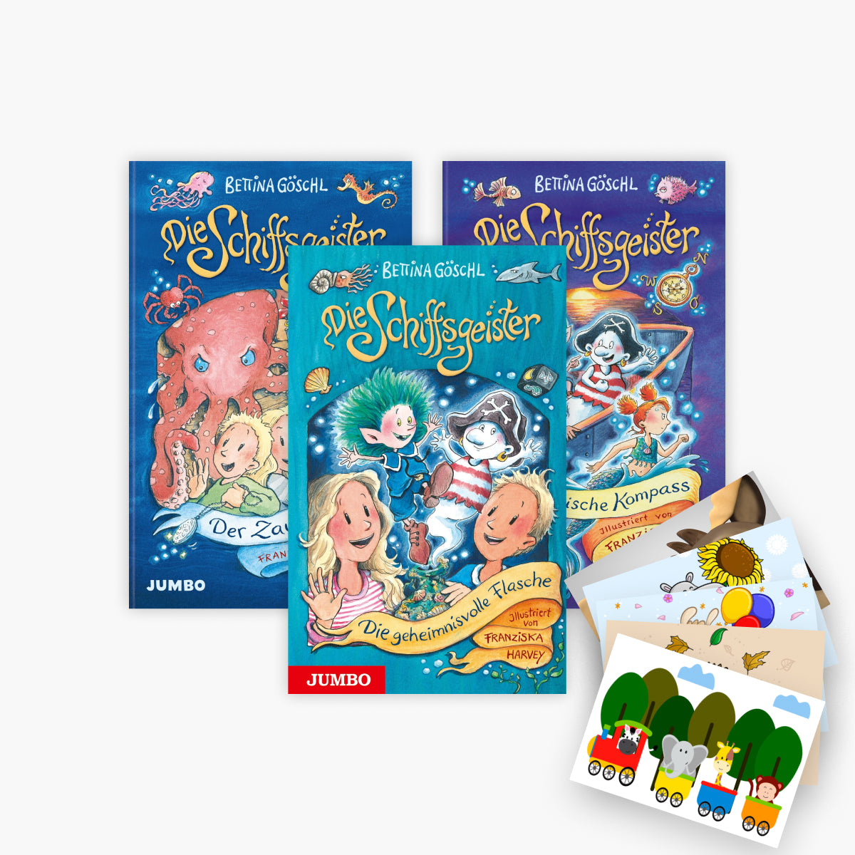 Die Schiffsgeister Band 1-3 plus 1 exklusives Postkartenset