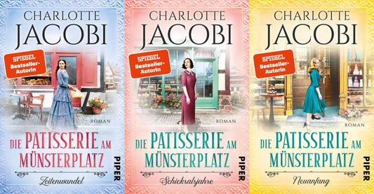 Die Patisserie am Münsterplatz Band 1-3 plus 1 exklusives Postkartenset