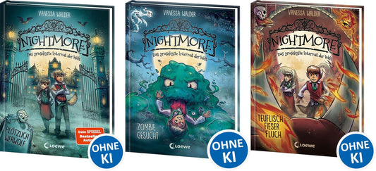 Die Nightmore-Reihe Band 1-3 plus ein exklusives Postkartenset