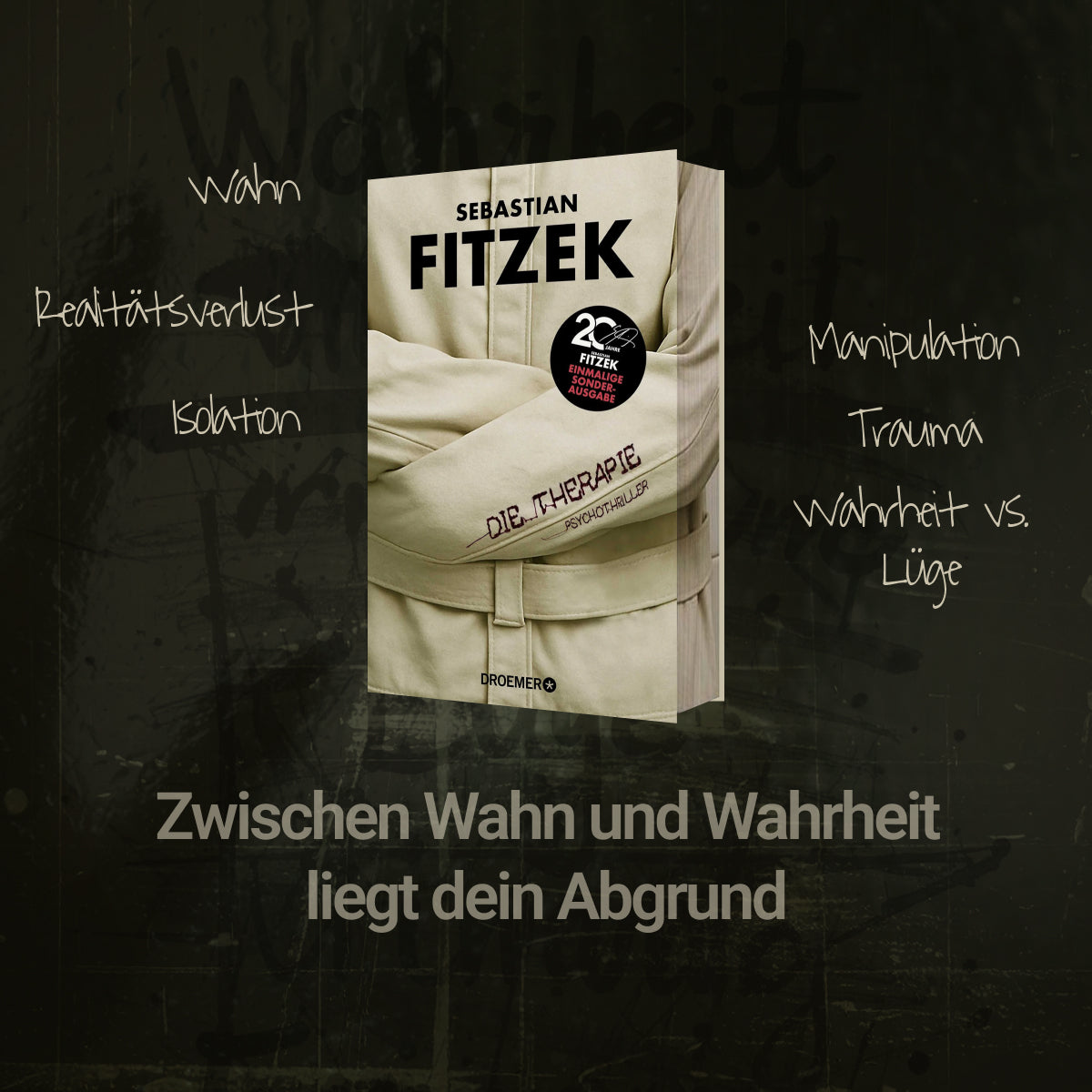 Sebastian Fitzek: Die Therapie als limitierte Sonderausgabe + 1 exklusives Postkartenset – 4 [who:23]