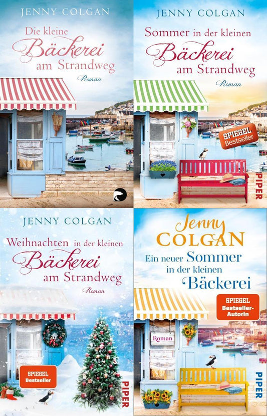 Die kleine Bäckerei am Strandweg Band 1-4 plus 1 exklusives Postkartenset