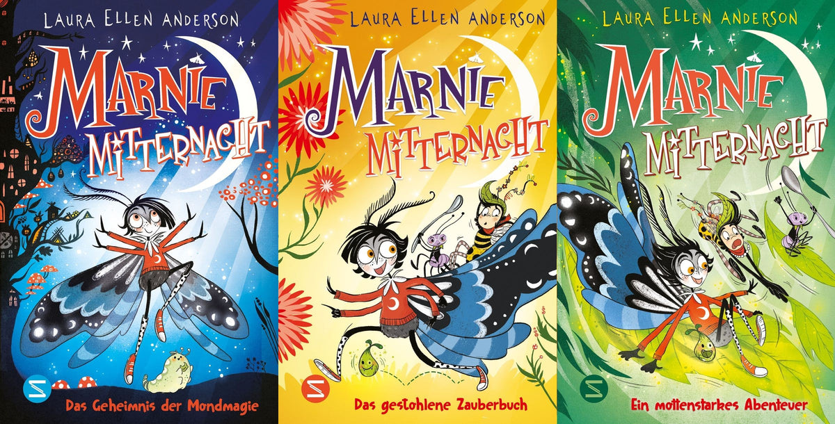 Die Marnie Mitternacht-Reihe Band 1-3 plus 1 exklusives Postkartenset