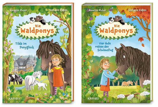Die Waldponys: 2 Bücher + 1 exklusives Postkartenset