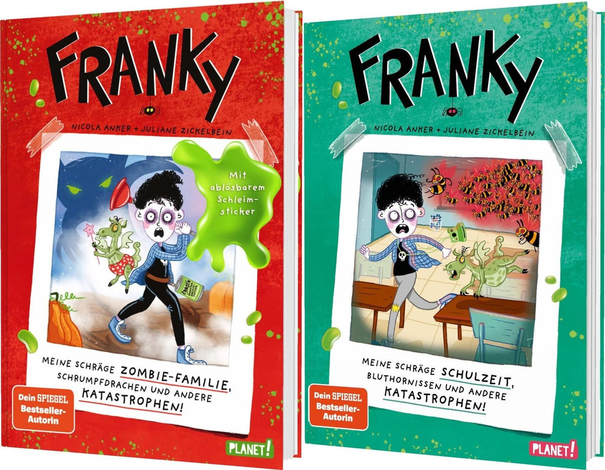 Die Franky Comic-Reihe Band 1+2 plus 1 exklusives Postkartenset