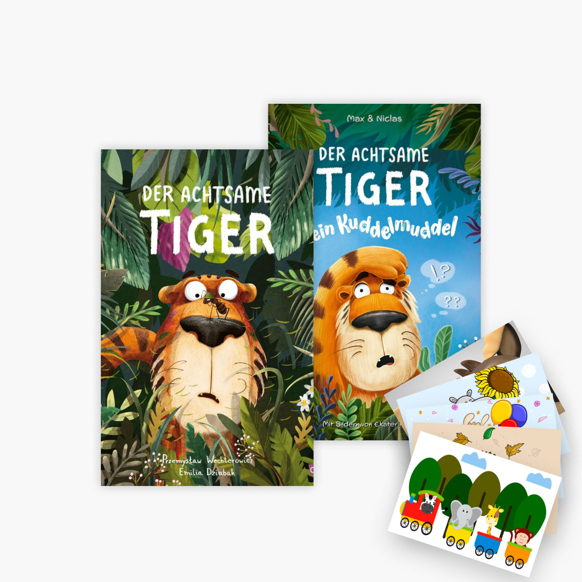 Der achtsame Tiger Band 1+2 plus 1 exklusives Postkartenset