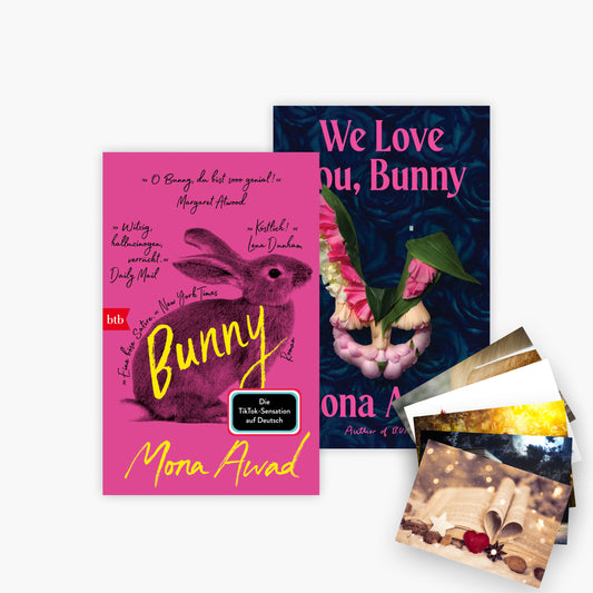 Bunny + We love you, Bunny + 1 exklusives Postkartenset