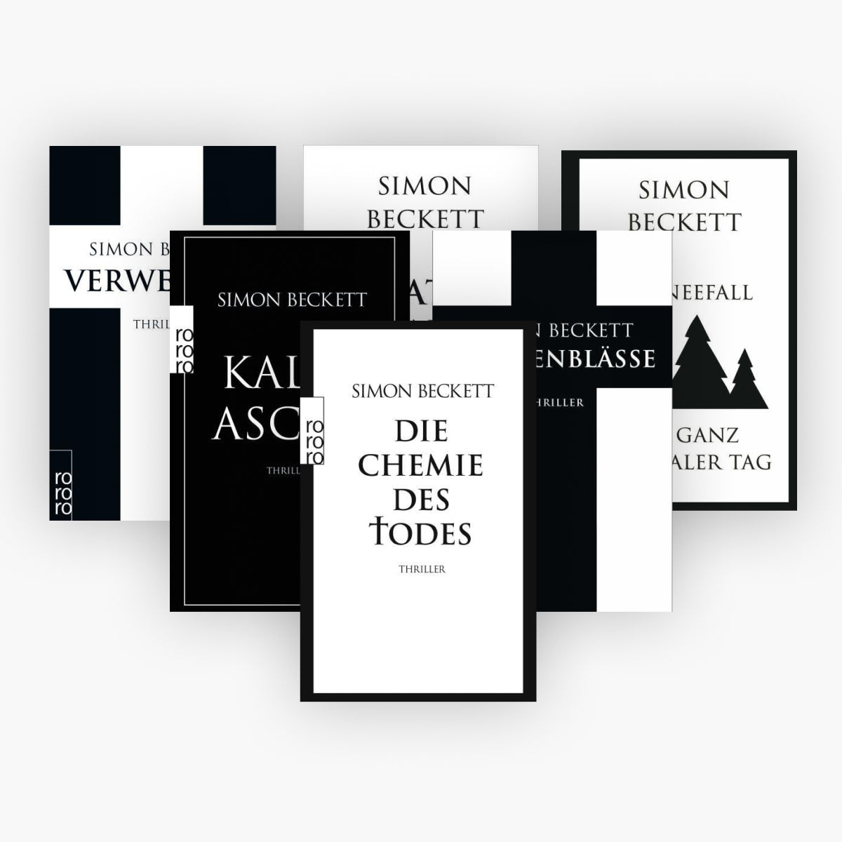 Die David Hunter Serie von Simon Beckett in 6 Bänden + 1 exklusives Postkartenset