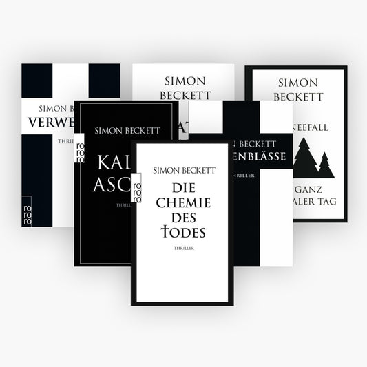 Die David Hunter Serie von Simon Beckett in 6 Bänden + 1 exklusives Postkartenset
